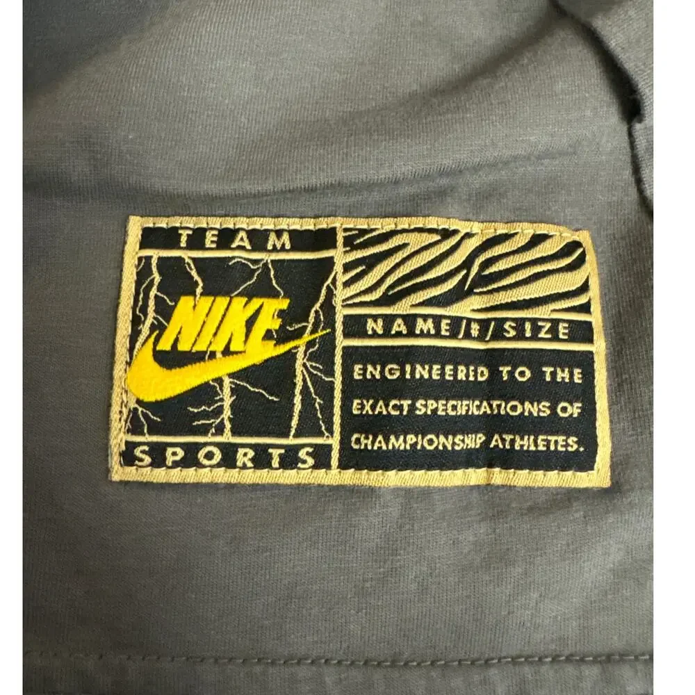 Nike PRM Large Reversible Basketball Jersey Gray, Lightening
